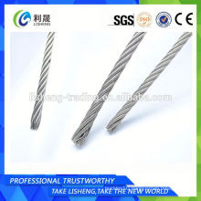 7x19 12mm Aisi 316 Stainless Steel Wire Rope